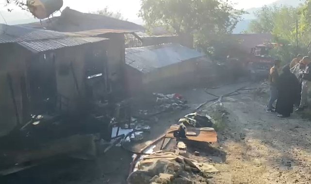 Yayla evinden ormana sıçrayan yangın söndürüldü