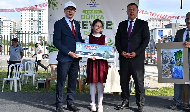 Yeşilyurt'ta çevre bilinci ödüllendirildi