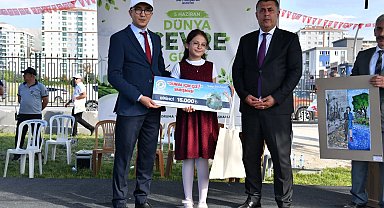 Yeşilyurt'ta çevre bilinci ödüllendirildi