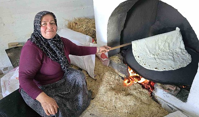 Yozgat'ın vazgeçilmez lezzeti yufka ekmek mesaisi başladı