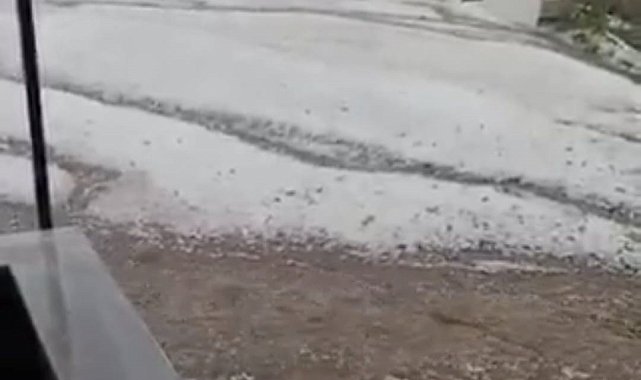 Yozgat'ta sağanak ve dolu etkili oldu