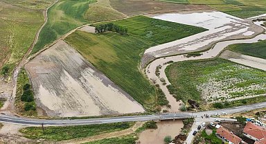 Yozgat'ta şiddetli yağış tarım arazilerini vurdu