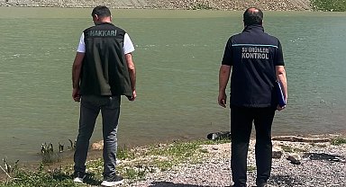 Yüksekova'da su ürünleri denetimleri sürüyor