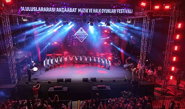 34. Uluslararası Akçaabat Müzik ve Halk Oyunları Festivali sona erdi