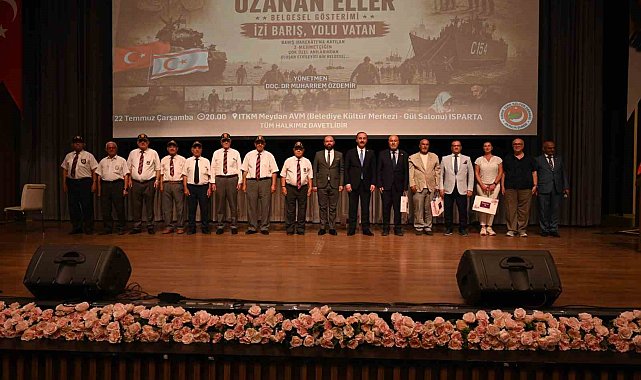 'Barışa Uzanan Eller: İzi Barış, Yolu Vatan' Belgeseli Isparta'da gösterildi