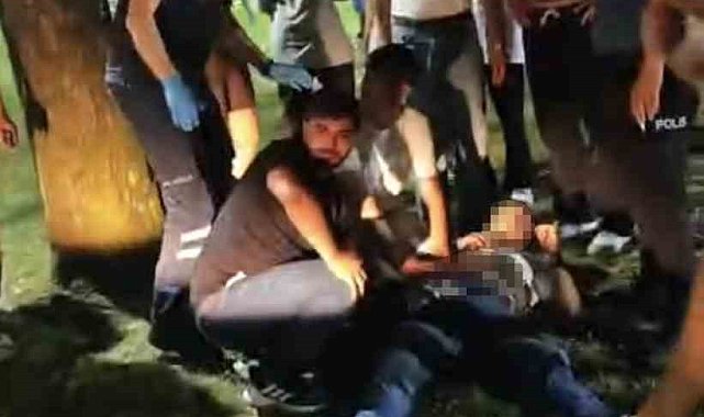 'Yan baktın' kavgası kanlı bitti: 1 yaralı