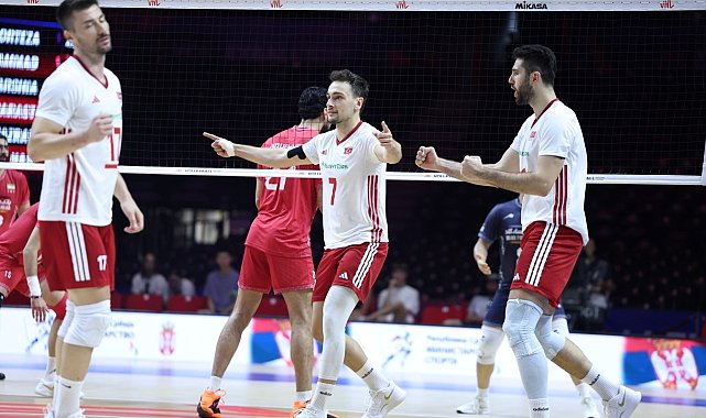 A Milli Erkek Voleybol Takımı, tarihinde ilk kez Milletler Ligi'nde çeyrek finalde