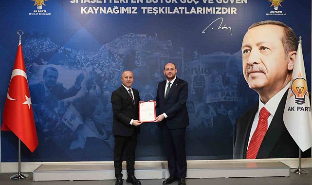 AK Parti Terme İlçe Başkanlığı'nda bayrak değişimi: Başkan Mümin Osman Ertan oldu