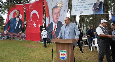 Alıç Yaylası’nda Kıran Kırana Güreş