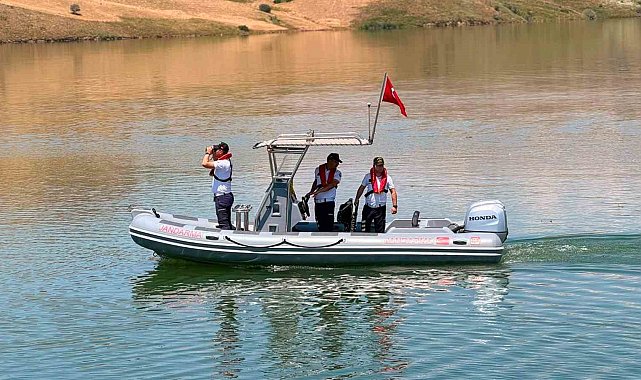 Alparslan-2 Barajı'nda güvenlik ve kaçak avcılık denetimi