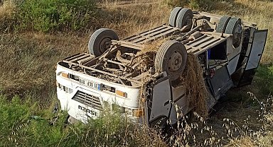 Amasya'da tarım işçilerini taşıyan midibüs devrildi: 16 yaralı