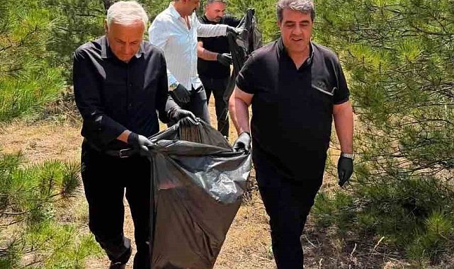 Anahtar Parti Kırşehir Teşkilatı orman temizliği seferberliğine katıldı