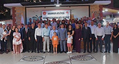 Anamur Adliyesinde görev yeri değişen yargı mensuplarına veda programı