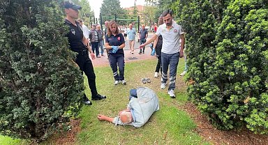 Anıtpark'taki sarhoş sağlıkçıları bezdirdi
