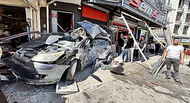 Ankara'da EGO otobüsü iş yerine girdi: 7 yaralı