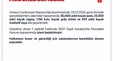 Ankara'da kaçakçılık operasyonu: 30 bin adet kaçak puro ele geçirildi