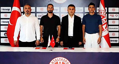 Antalyaspor'da Soner Dikmen ve Erdoğan Yeşilyurt, 2 yıllık sözleşme imzaladı