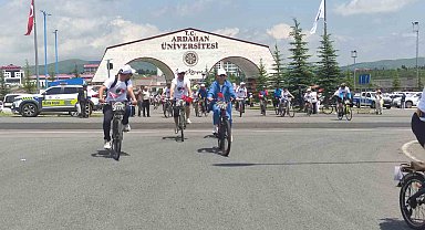 Ardahan'da bisiklet festivali başladı