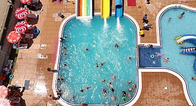 Atakum'da aqua park kapılarını açtı
