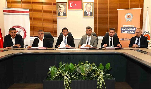 Atakum'daki gelir paylaşımı ihalesinde sözleşme imzalandı