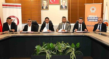 Atakum'daki gelir paylaşımı ihalesinde sözleşme imzalandı