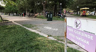 Atatürk Parkı'nda mangal yasağı deliniyor, vatandaş tepkili