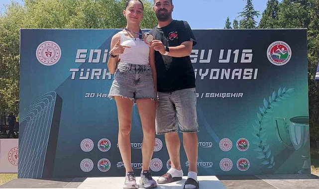 Atlet Alya Gül Keskin, U16 Türkiye Şampiyonu oldu