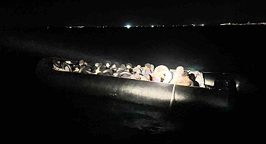 Aydın açıklarında 38 düzensiz göçmen yakalandı