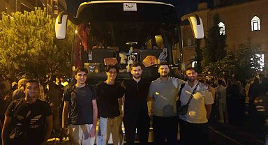 Aydın'dan 109 hafız dualarla umreye uğurlandı