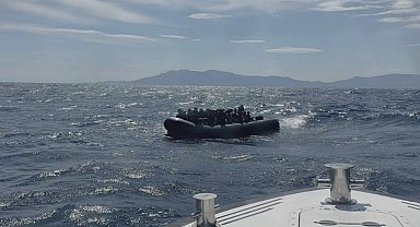 Ayvacık açıklarında 43 kaçak göçmen yakalandı