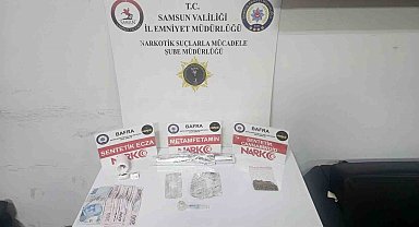 Bafra'da uyuşturucu operasyonu: 2 gözaltı