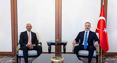 Bakan Fidan, ABD'nin Ankara Büyükelçisi Tom Barrack'ı kabul etti