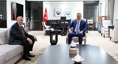 Bakan Fidan, Ankara İl Emniyet Müdürü Yüksek'i kabul etti