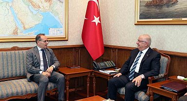 Bakan Güler, İtalya'nın Ankara Büyükelçisi Manzo'yu kabul etti