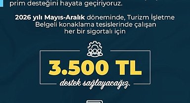 Bakan Işıkhan'dan "Turizm sektöründe istihdama 6 milyar liralık destek" açıklaması