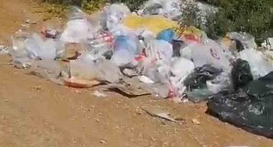 Balık tutmak için gittiği gölde çöp yığınıyla karşılaştı: Poşet poşet topladı