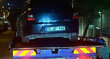 Başakşehir'de polisin nefes kesen kovalamacası kameraya yansıdı