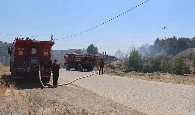 Başkan Arıcı, yangın bölgesinde incelemelerde bulundu
