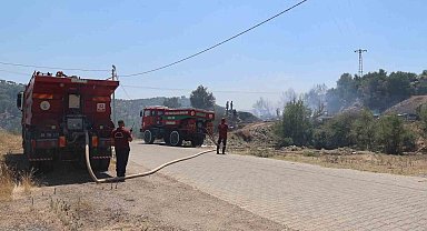 Başkan Arıcı, yangın bölgesinde incelemelerde bulundu