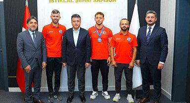 Başkan Doğan'dan Avrupa ikincisi milli sporcuya kutlama