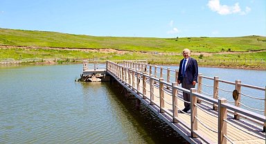 Başkan Güler: "Ordumuzu göletlerle güzelleştirip, kuraklığa önlem alıyoruz"