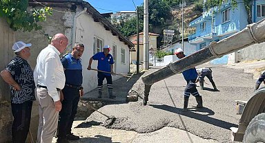 Başkan Kumral mahallerde yürütülen çalışmaları yerinde inceledi
