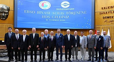 Başkan Maraş, EBSO'nun yeni hizmet binasının açılışına katıldı