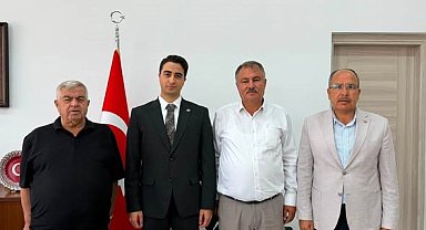 Başkan Pütün'den yeni Kaymakam Haydari'ye hayırlı olsun ziyareti