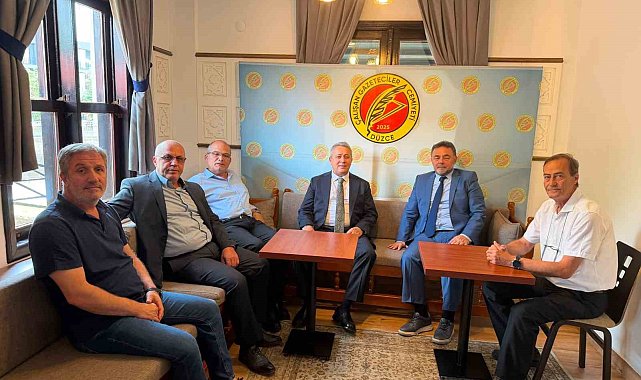 Başkan Taşlı'dan Gazeteciler Cemiyeti'ne 24 Temmuz ziyareti