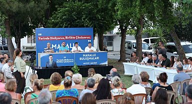 Başkan Ünlü, Çamdibi'nde vatandaşlarla buluştu