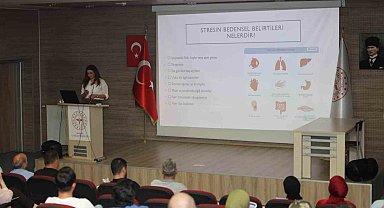 Bayburt İl Sağlık Müdürlüğünden personele stres yönetimi eğitimi