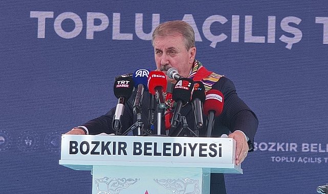 BBP Genel Başkanı Destici, Bozkır'da toplu açılış törenine katıldı