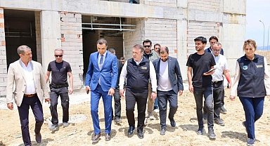 Bilecik'te 2 okul yapım inşaatında sona geliniyor