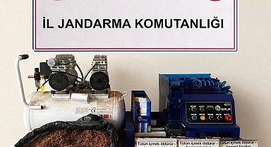 Bilecik'te 5 ayrı adreste yapılan baskında 3 bin 200 kaçak makaron ele geçirildi